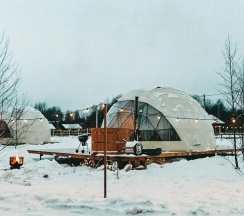Геокупол Мечты о Париже в Вазуза Лав