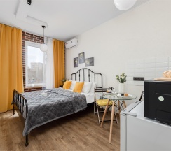Orange - 2х местные апартаменты-студия у Ботанического сада (2 этаж) в Smart Lofts Moscow