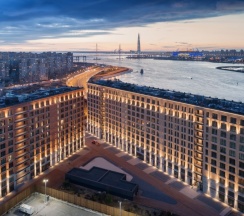 Студия с видом во двор в Docklands