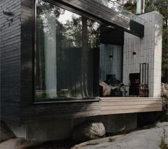 Helsinki с сауной и камином в Eder Vuoksa