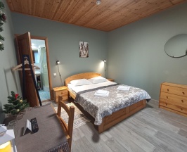 Номер стандарт комфорт с 1 двуспальной кроватью в Морошка