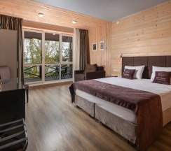 Номер Делюкс с видом на Вуоксу в Жемчужина