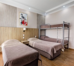 Стандартный четырехместный с двухъярусной кроватью в Версаль