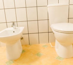 Двухместный номер Standard с видом на море двуспальная кровать в Зеештерн
