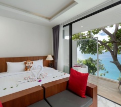 Двухместный полулюкс двуспальная кровать в Secret Cliff Resort Phuket
