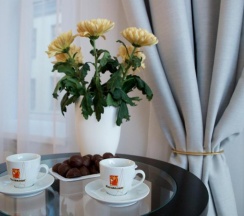 Трехместный номер с тремя раздельными кроватями в Шале де Прованс