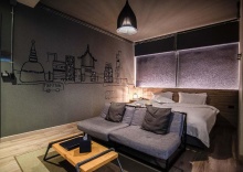 Двухместный номер Deluxe с видом на город двуспальная кровать в THA City Loft by TH District