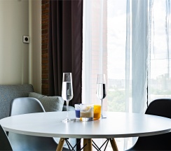 Апартамент для 3-х гостей с видом на город в Sv Loft Apart