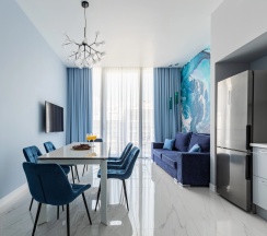 Апартаменты Premium с 2 комнатами с видом на море в Комплекс апартаментов "Apartments Premium" (второй корпус)