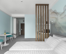 Studio 2-местный 1-комнатный в Alean residence olginka