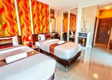 Двухместный номер Deluxe 2 отдельные кровати в The Aim Sathorn Hotel