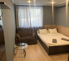 Номер "Стандарт + " с 1 двуспальной кроватью и 1,5 спальным дополнительным местом в Аэропорт Внуково