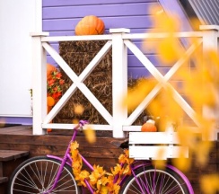 Лавандовый дом в А у реки