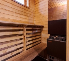 Дуплекс с электрокамином и сауной в Алино