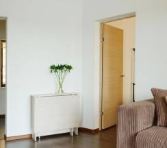 Четырёхместный коттедж с террасой  с видом на озеро в Rantala