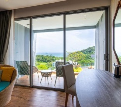 Двухместный номер Deluxe с видом на море 2 отдельные кровати в Crest Resort & Pool Villas