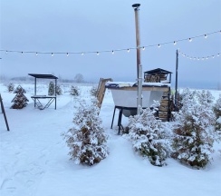 FREEDOM BARN с сибирским чаном в Клевер