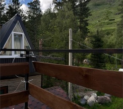 Трёхместный номер с террасой и панорамными окнами в 7 Небо