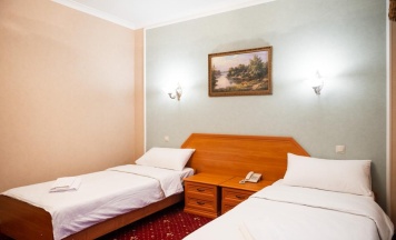 "Бизнес Стандарт"с ( 2 односпальными кроватями) в Business Hotel