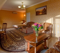 Номер полулюкс с 1 двуспальной кроватью в Эдэран