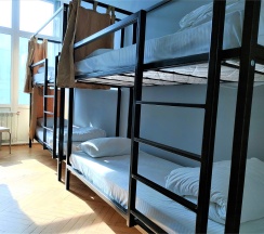 Нижнее место в общем 8ми местном номере №410 в Bla Bla Hostel