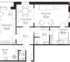 Квартира в Апартаменты на Звездная, дом 11 к 2
