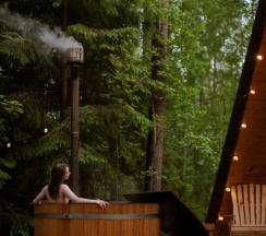 Дом №5 с панорамным видом в Deep Lake House