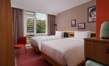 Стандартный номер с двумя раздельными кроватями в Hampton by Hilton Moscow Rogozhsky Val