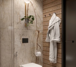 Коттедж VIP с балконом в Плавное течение