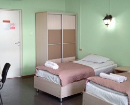 Номер эконом с 4 односпальными кроватями в Smart Hotel KDO Ладожский