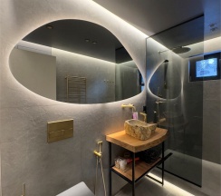 Дом «GOLD» с банным чаном на террасе в Luxe House