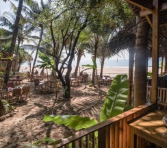 Бунгало с видом на море в Goa Cottages Agonda