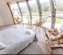 Купол с Камином в Воздух