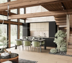 Коттедж VIP с балконом в Плавное течение