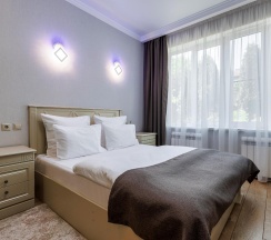 Номер полулюкс комфорт с 1 двуспальной кроватью Оазис спокойствия в Ночной квартал