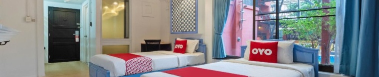 Двухместный номер Deluxe 2 отдельные кровати в OYO 75369 Cozy Rooms@pattaya Addicts