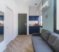 Двухместная студия двуспальная кровать в Monochrome Rothschild - Smart Hotel by Loginn Tel Aviv
