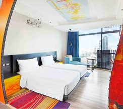 Двухместный номер Deluxe 2 отдельные кровати в Siam@Siam Design Hotel Pattaya