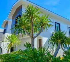 Двухместная вилла двуспальная кровать в Happy Family Villa
