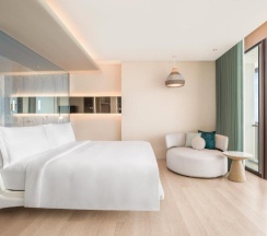 Двухместный номер Hilton Executive oceanfront двуспальная кровать в Hilton Pattaya