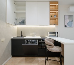 Комфортная студия с видом на набережную в Happy House - Люблинская