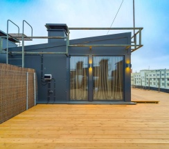 Апартаменты Superior с 3 комнатами с балконом в Апарт-отель Residence Graphite