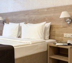 "Стандарт" Стандартный трехместный номер с двуспальной кроватью и дополнительным местом в Диона