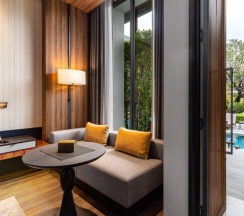 Двухместный Pool Access номер Deluxe 2 отдельные кровати в Villa Deva Resort & Hotel Bangkok