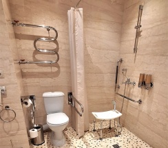 Стандартный однокомнатный номер с 2 кроватями (с возможностью размещения маломобильных граждан) в Мираж