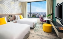 Двухместный Avani номер Skyline двуспальная кровать в Avani Sukhumvit Bangkok Hotel