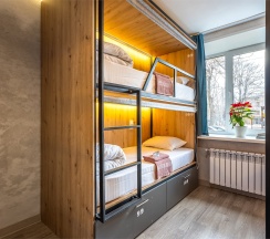 23. Кровать в общем 6-местном номере для мужчин в M&dHost