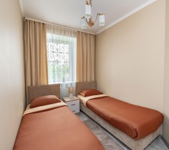 3-комнатные апартаменты стандарт в Sunrise flat (Санрайз флэт) на улице Фокина