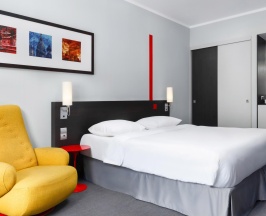 Номер стандарт с видом на реку в Park Inn by Radisson Rosa Khutor