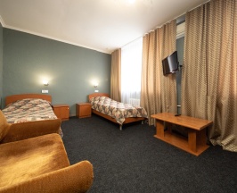 Номер улучшенный с 3 односпальными кроватями в Москва